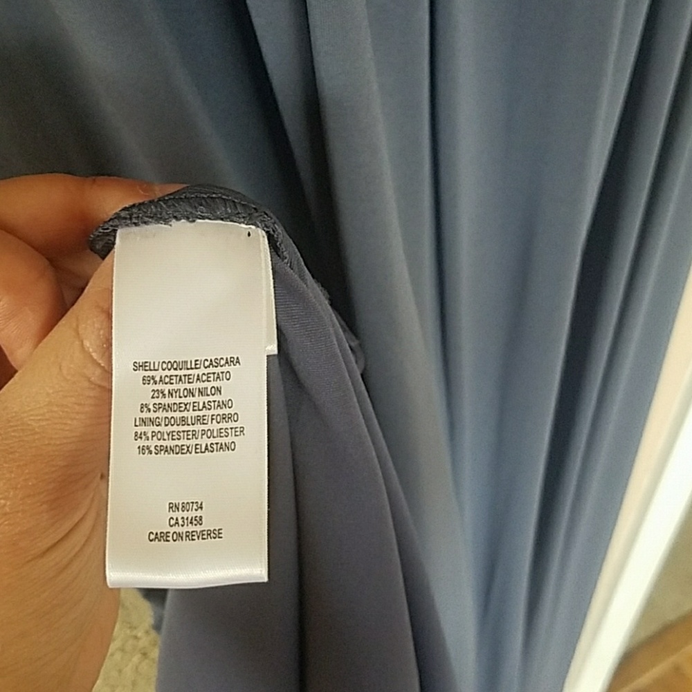 BCBG MaxAzria Long Gray Gown XS - Picture 8 of 8